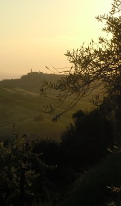 Tuscan evening sky