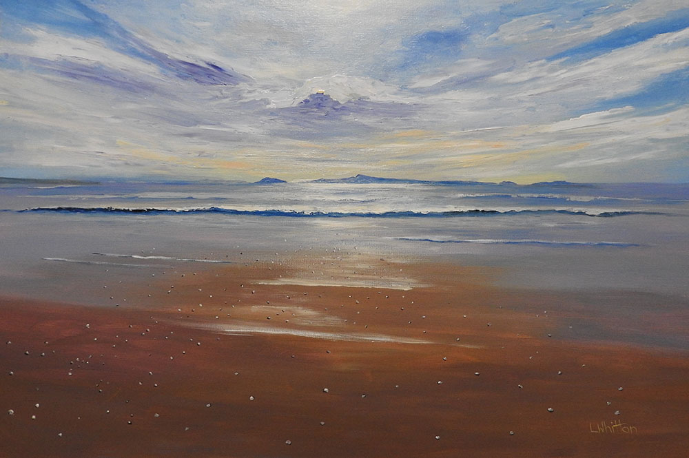 Silver Morning. Acrylic on canvas painting