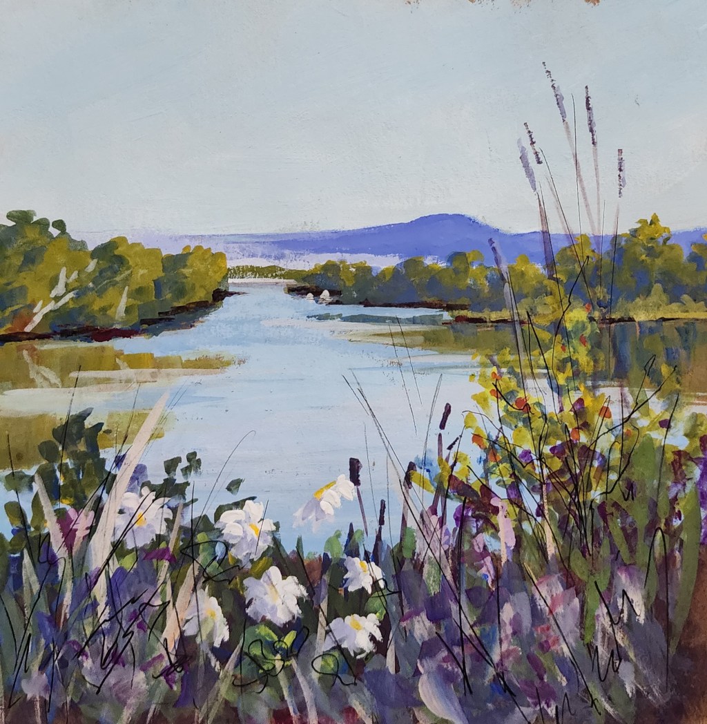 Life by the River: Mastering the Art of Simplification in&nbsp;Painting
